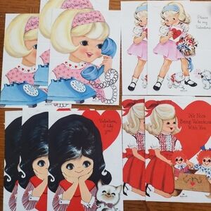 Vintage 1960s Valentine's Day Cards
